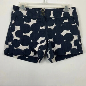 Ann Taylor Loft Circle Polka Dot Shorts Size 0‎